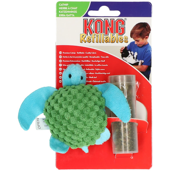 KONG Cat Refillable Catnip Turtle