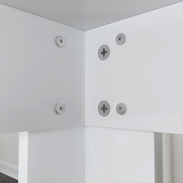 Spisebord Single 90 - Skinnende Hvid