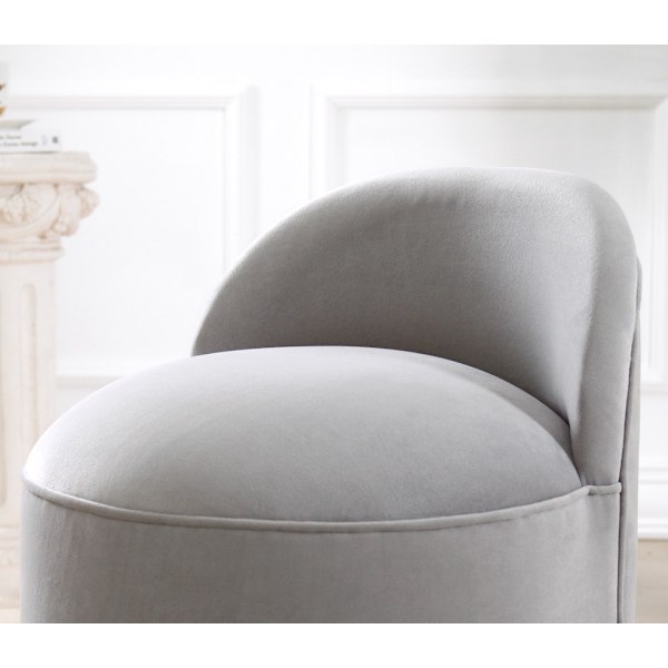 Pouffe Dover - vaaleanharmaa