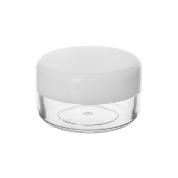 Pieni 10 ml kosmetiikkapurkki matka- ja kauneustuotteille