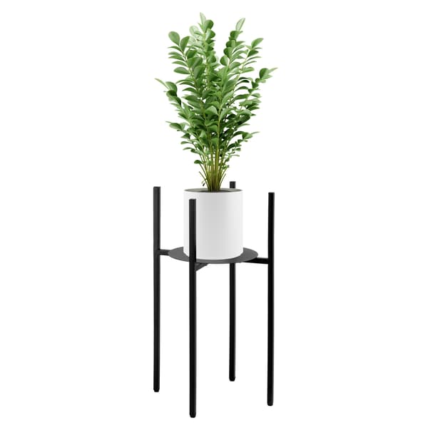 Metallinen kukkateline, 60 cm, musta