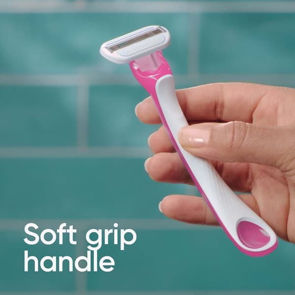 Engangsbarberblade til kvinder, 3 blade, tropisk duft, 3-pak