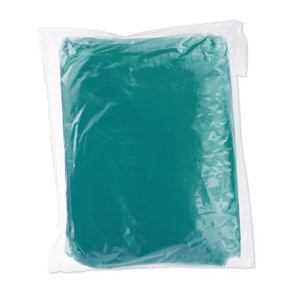 Engangs poncho sæt med 10 stk Green one size