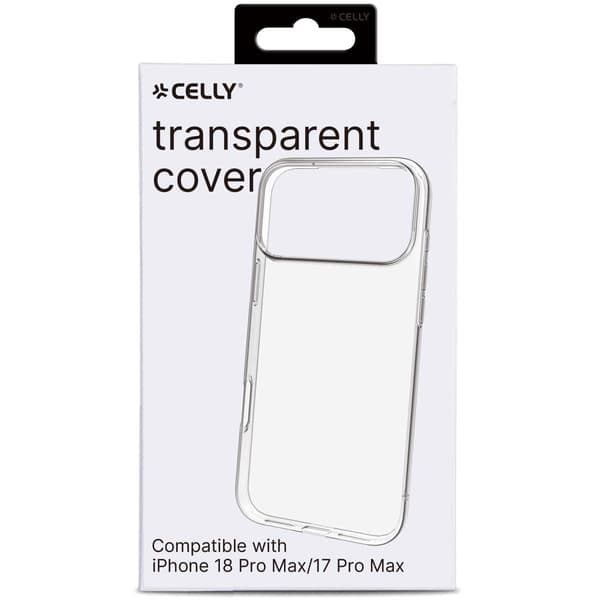 Transparent TPU-skal för iPhone 18/17 Pro Max