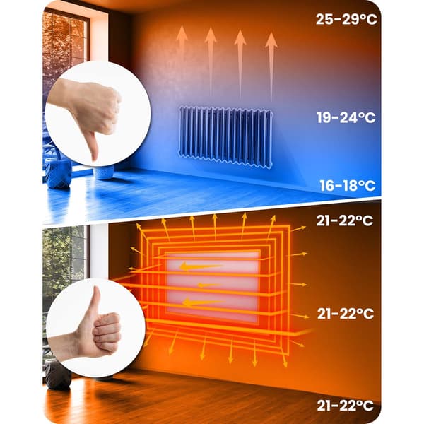 Infraröd värmare 600W Berdsen BD-980