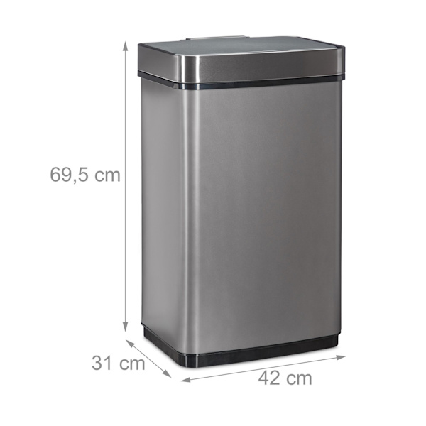 Affaldsspand med sensor, 60 liter