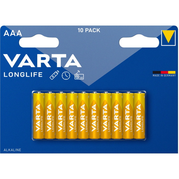 Longlife AAA / LR03 batteri 10-pak