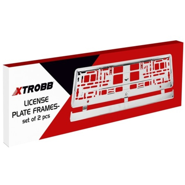 Nummerskylt ram 2 st. Xtrobb 22048