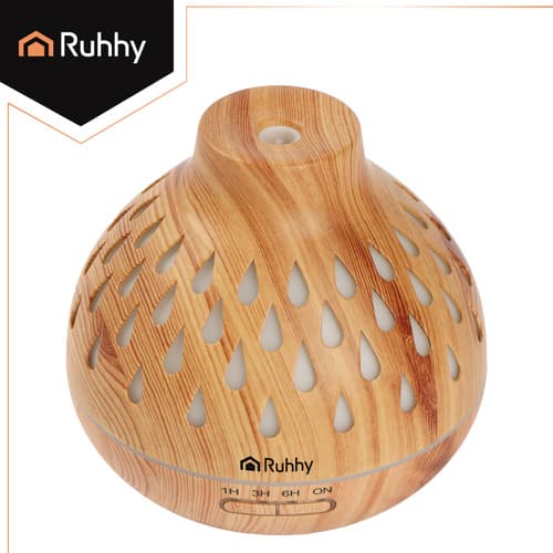 Aromdiffusor Luftfuktare 400ml med LED-ljus