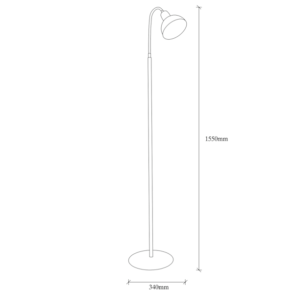 Gulvlampe Lik - 4041