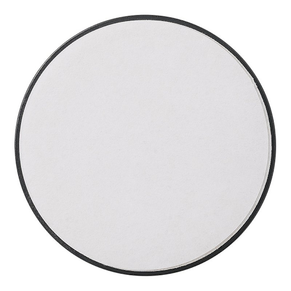 Keltainen 58mm itseliimautuva heijastin pohjalevyllä 2 kpl läpipainopakkauksessa