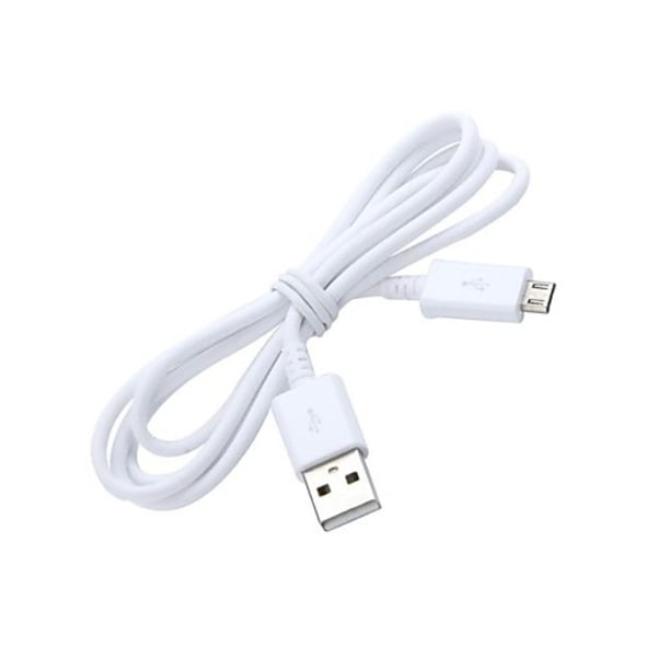 Samsung USB 2.0/micro USB, 1 m, 1 m, USB A, Micro-USB A, USB 2.0, Hane/Hane, Vit