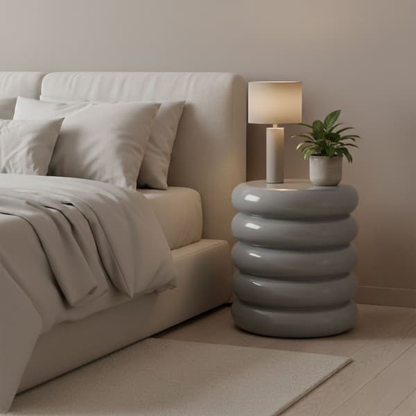 Bubble Design Jern Sidebord & Skammel