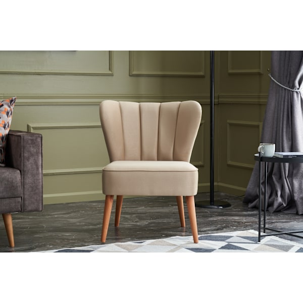 Wing Chair Layla - Kräm