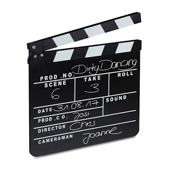Filmklap sort