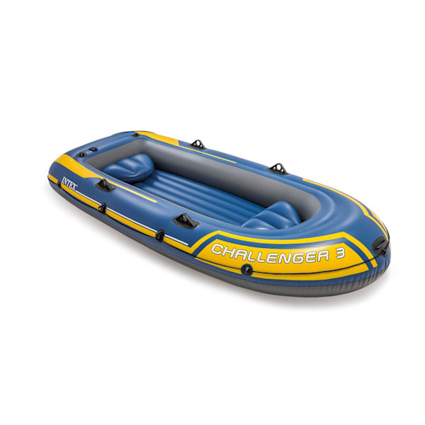 Pontoon challenger 3 Intex 68370 pumpe + 2 årer