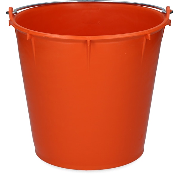 Hink 7 l med handtag orange
