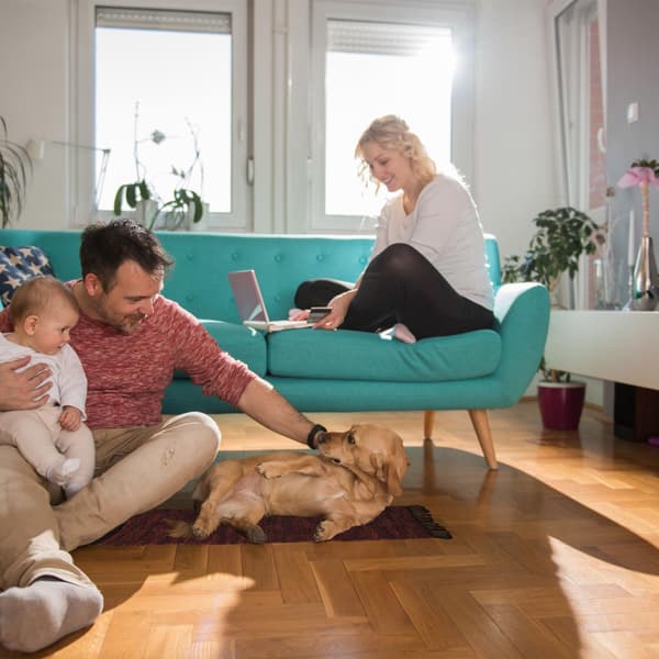 Läder & Bomull Runner Matta 60x100 cm