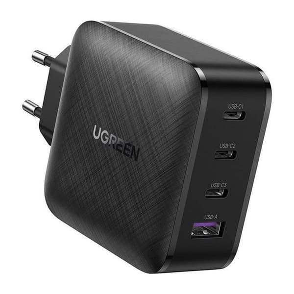 Ugreen GaN Pikalaturi 3xUSB-C + USB-A 65W
