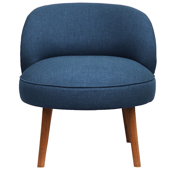 Wing Chair Nice - Saxe Blue