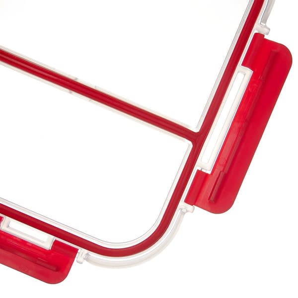 Matbehållare av glas med lock och försegling, delad, 1,3 l