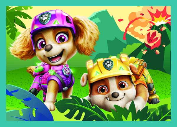 Paw Patrol 4-i-1-pusselset för barn