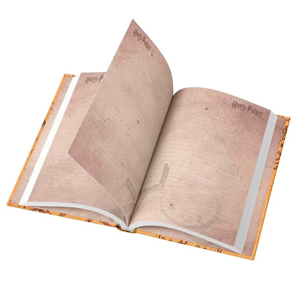Marauders Map -muistikirja valolla, Harry Potter -design