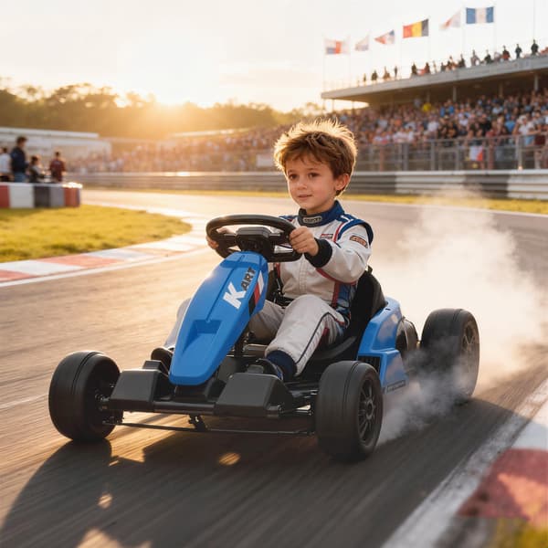 24V elektrisk gokart, drifttilstand, justerbart sæde, alder 6-12