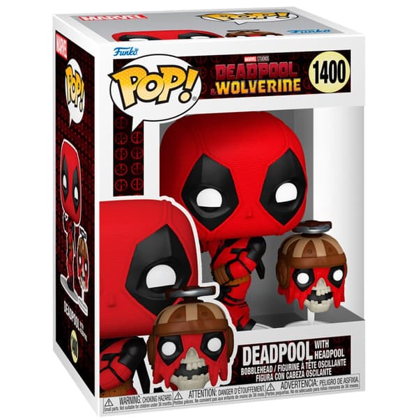 Deadpool & Wolverine Action Figur med Headpool tilbehør