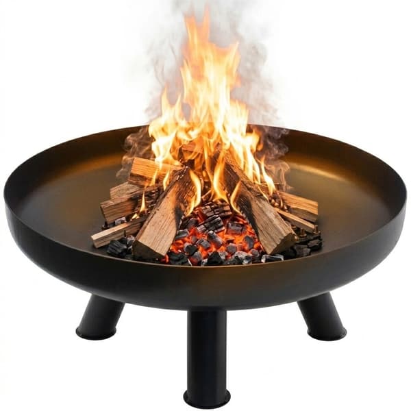Eldstad i gjutjärn, 60 cm diameter, väderbeständig