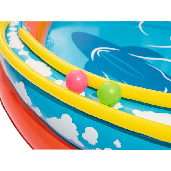 Lava Lagoon uppblåsbar lekplats 265 x 265 x 104 cm Bestway 53069