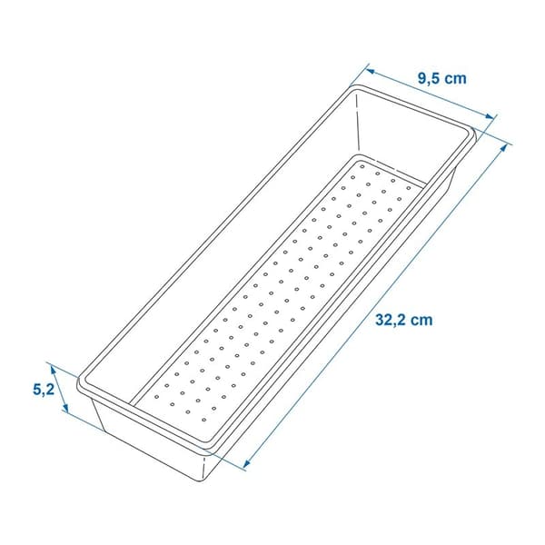 Bestickbricka 33,2 x 9,5 x 5,2 cm