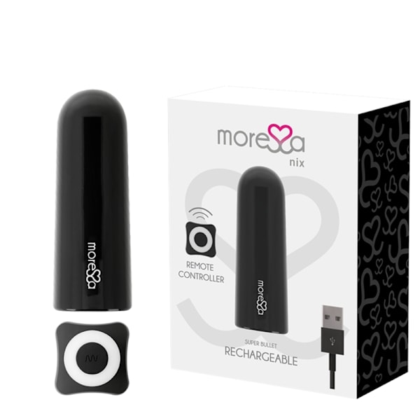 Moressa - Nix Vibrator Fjernbetjening Sort