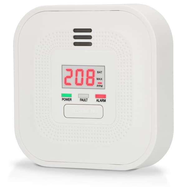 Kuliltealarm med display, 10 års batteri