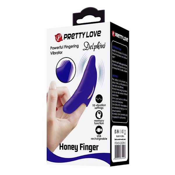 Delphini Kraftig Finger Vibrator