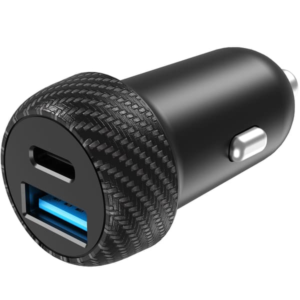 Biloplader 1xUSB-C PD 1xUSB-A 35W
