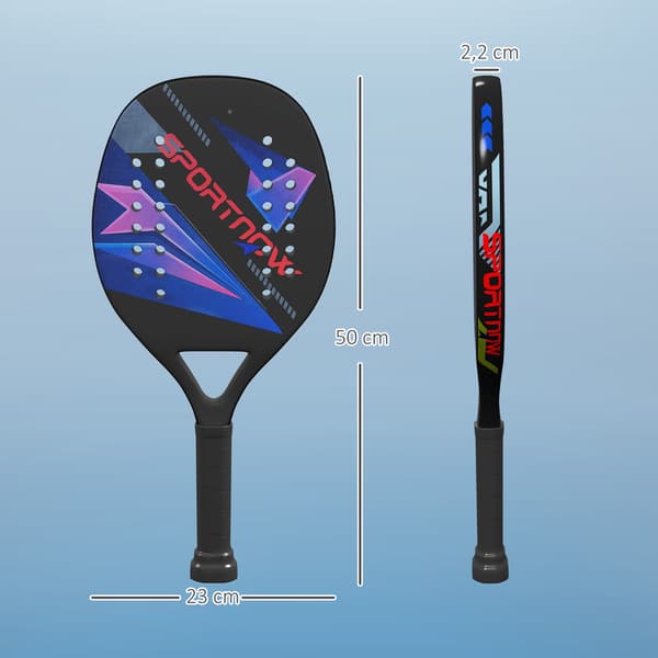 Pickleball-paddelset, kolfiber, halkfritt grepp, väska ingår