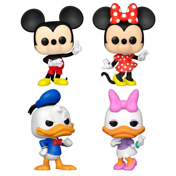 Disney Classic Eksklusiv POP-pakke med 4 figurer
