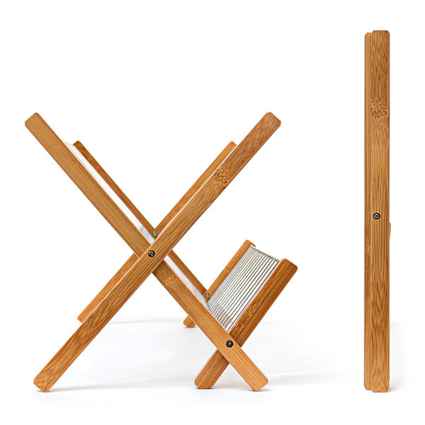 Avloppsstativ CROSS bambu metall