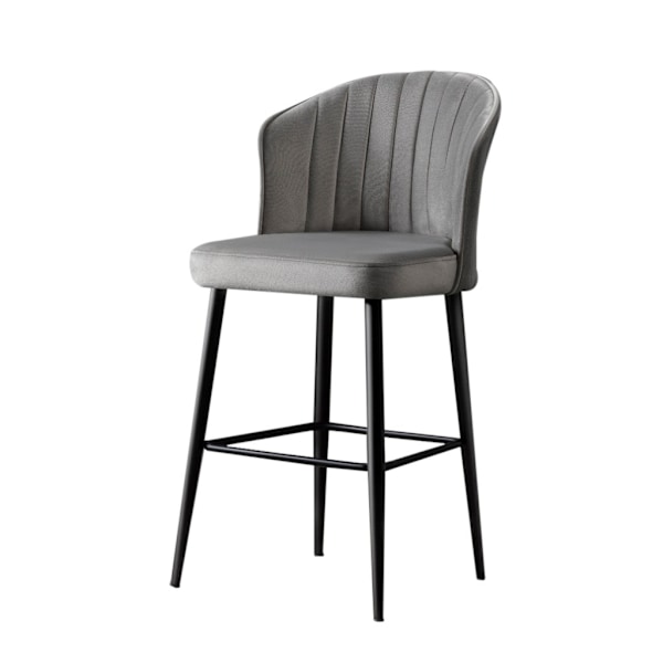 Barstolsset (2 delar) Rubi - Grå