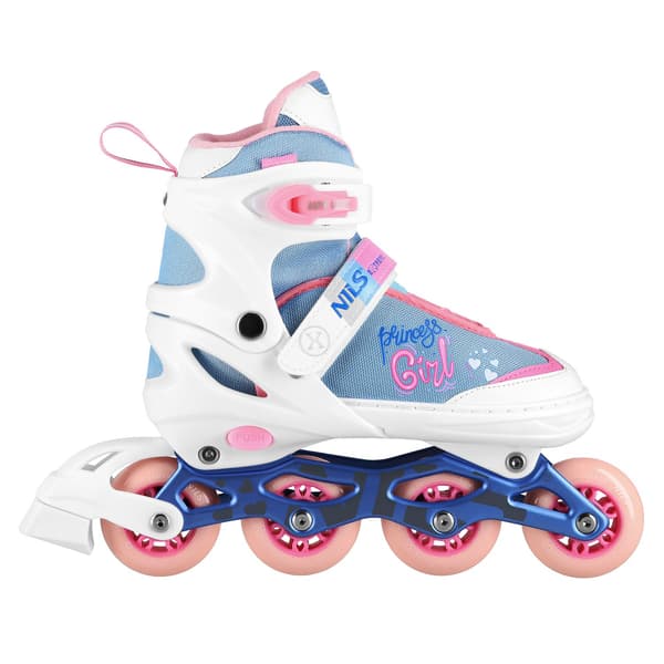 Princess White Inline Skates, størrelse S (31-34)