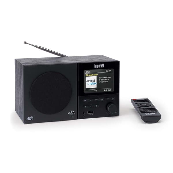 DAB+/FM-radio med Bluetooth, USB, väckarklocka