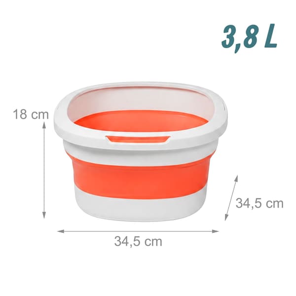 Hopfällbart moppset med mikrofiberdynor och vridsystem