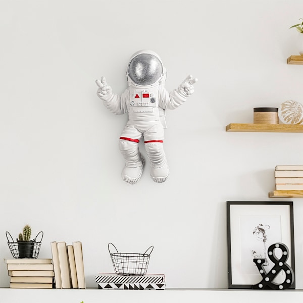 Dekorativt väggtillbehör fredsskylt Astronaut - 2
