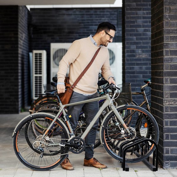 Cykelstativ til 6 cykler