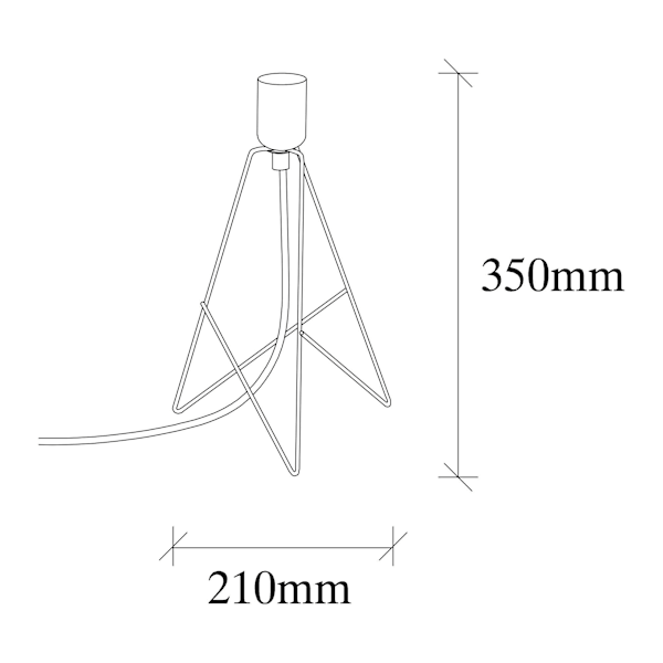 Bordlampe Piramit - NT - 140