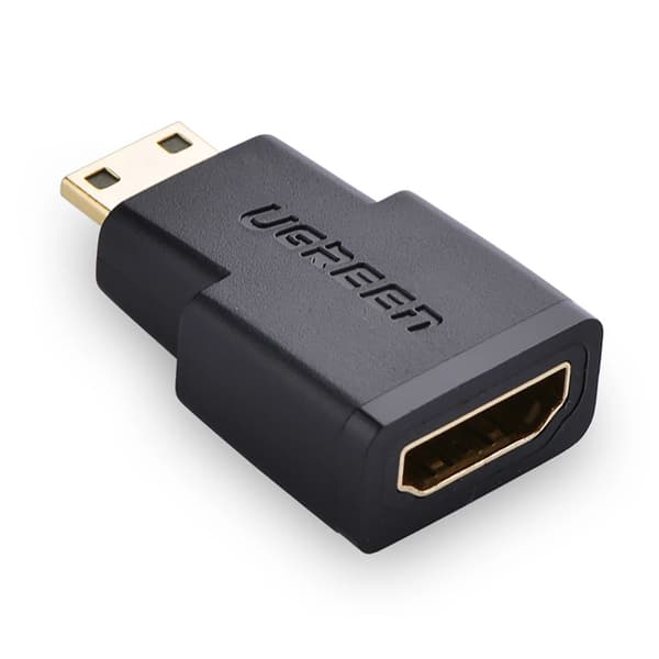 Ugreen Mini HDMI (han) til HDMI (hun) adapter - sort