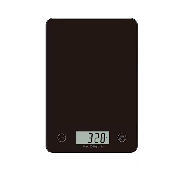 Køkkenvægt, 5kg - Sort
