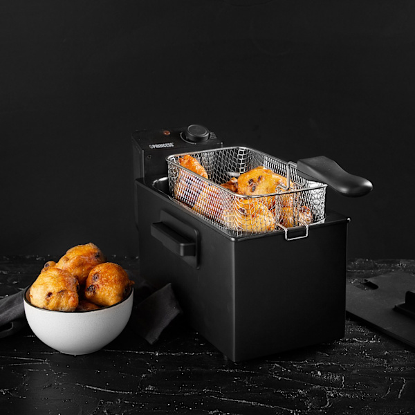 Frituregryde 3l 182727 Rustfrit stål. Sort