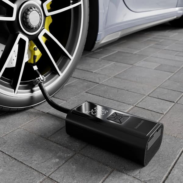 Elektrisk luftpumpkompressor, 150 PSI, 6000mAh powerbank